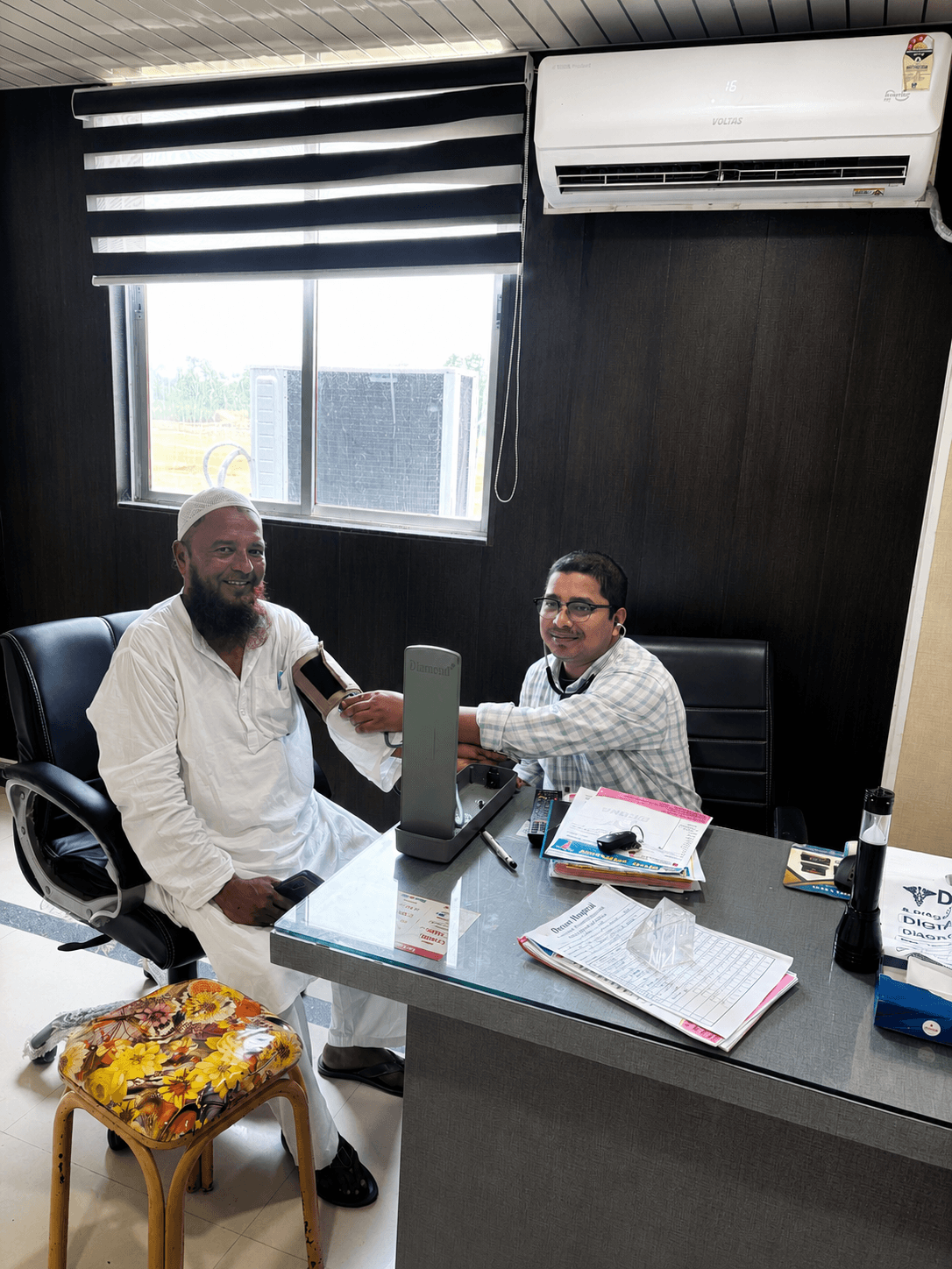 Doctor Treating Patient — Patient Care at Drona Hospital